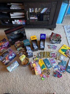 Pokemon Trading Cards Tins Accessories Huge Bundle